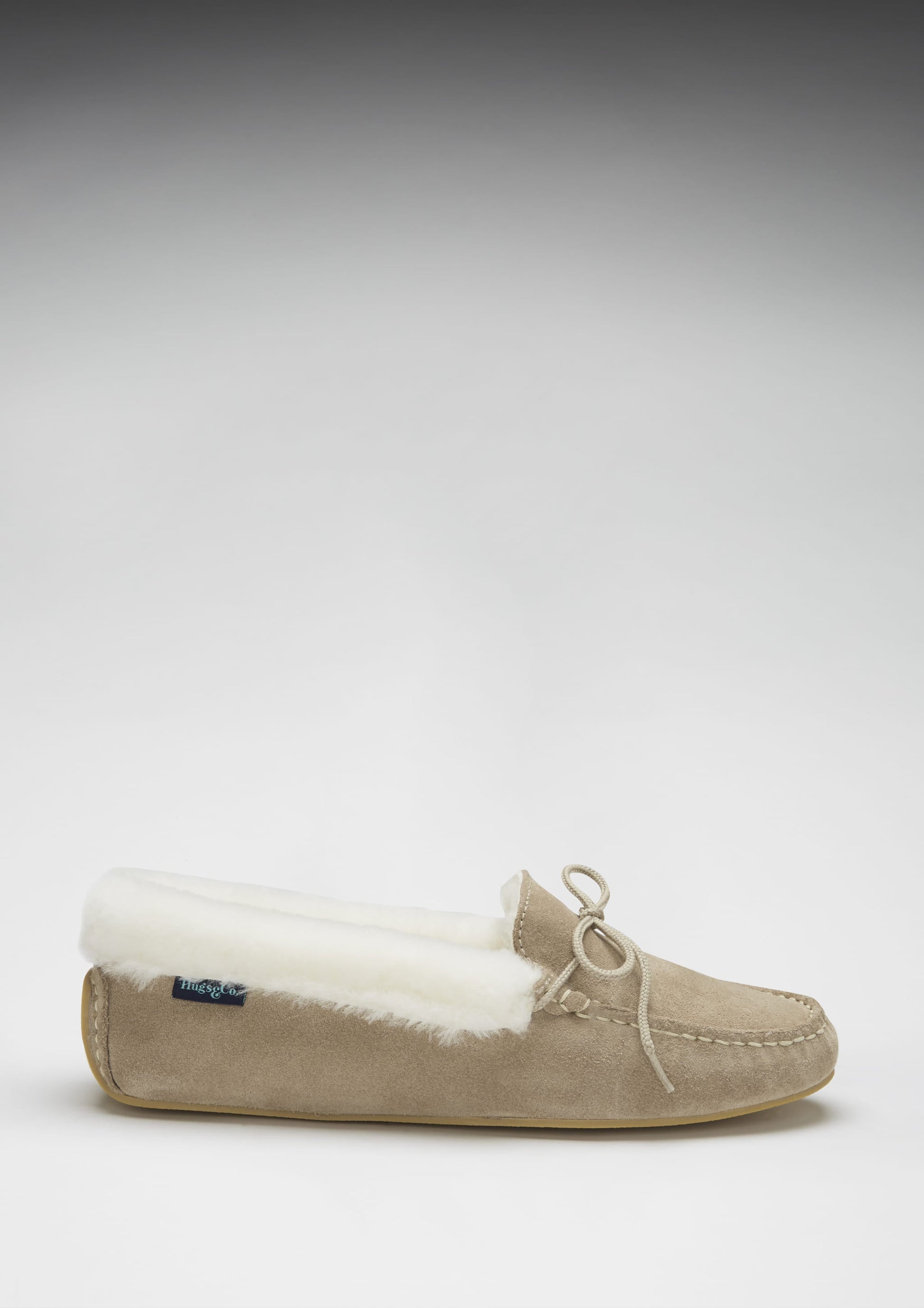Women's Taupe Sheepskin Slippers