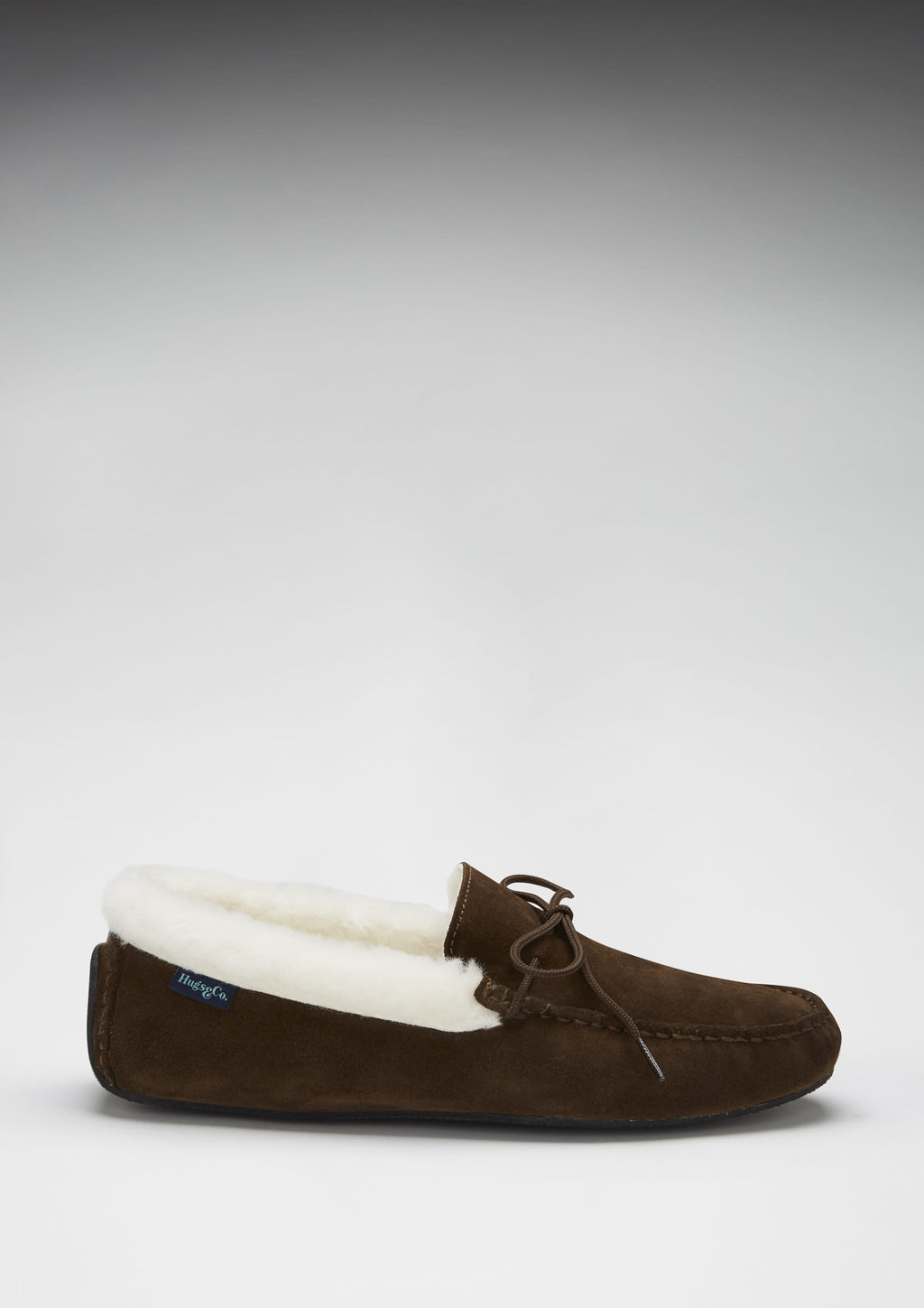 Brown Suede Sheepskin Slippers