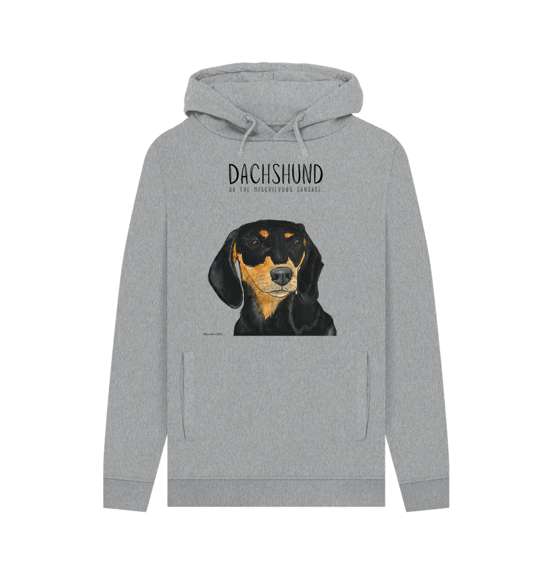 Black & Tan Dachshund Hoodie – Small Legs, Big Attitude!