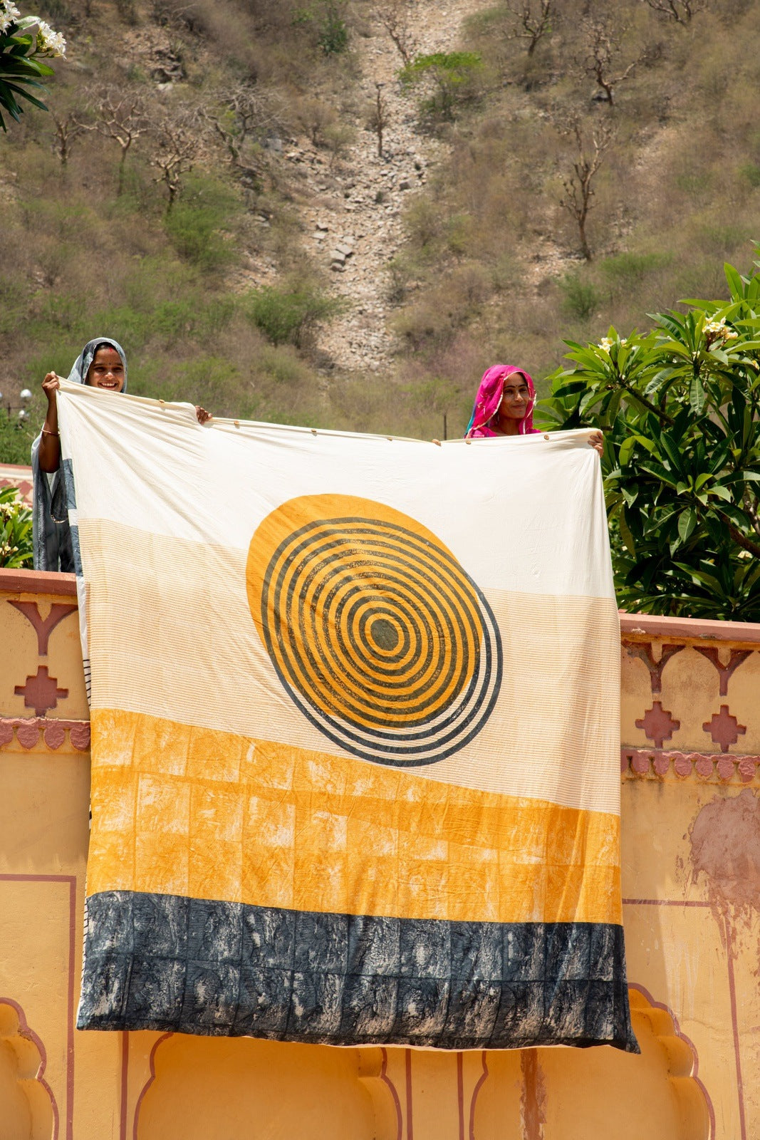 Spiral Sunset Duvet Cover Reversible