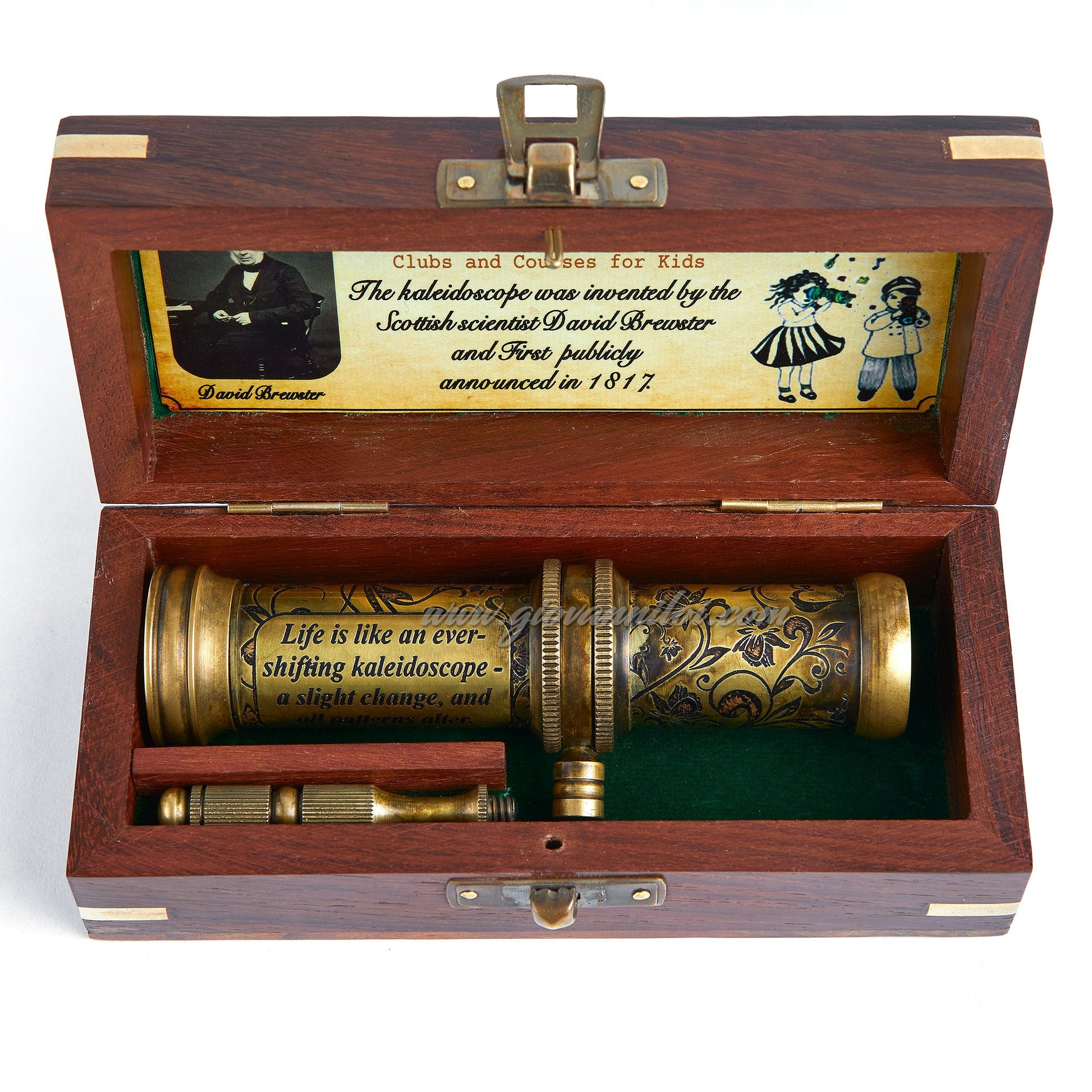 Handmade Kaleidoscope with Nautical Handle