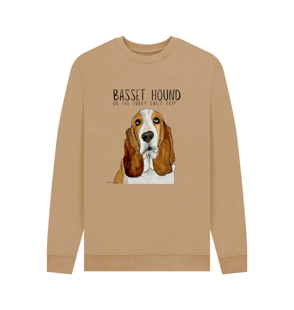 Basset Hound Crew Neck Sweatshirt: The Ultimate Furry Guilt Trip