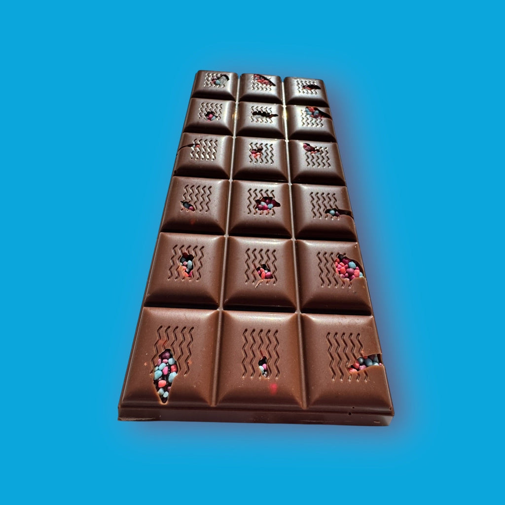 Milk Chocolate with Nerds Gummy Clusters Berries 128g