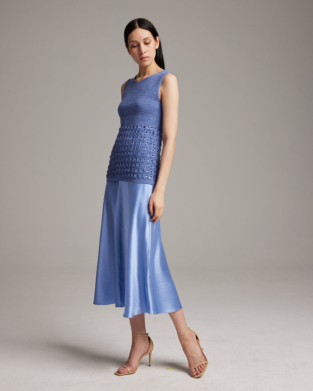 Mesh Knit Linen Tunic