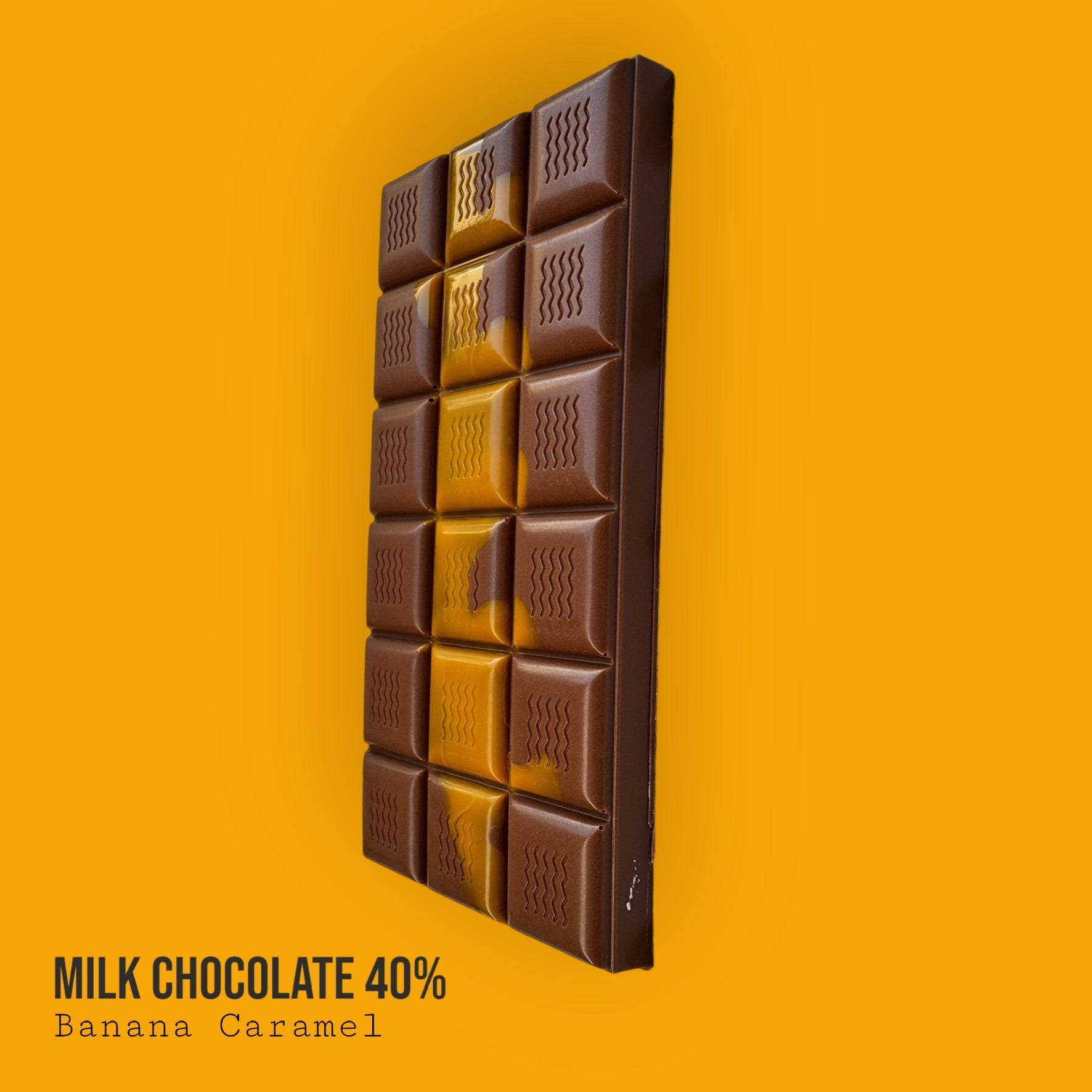 Milk 40% Banana Caramel Bar 120g