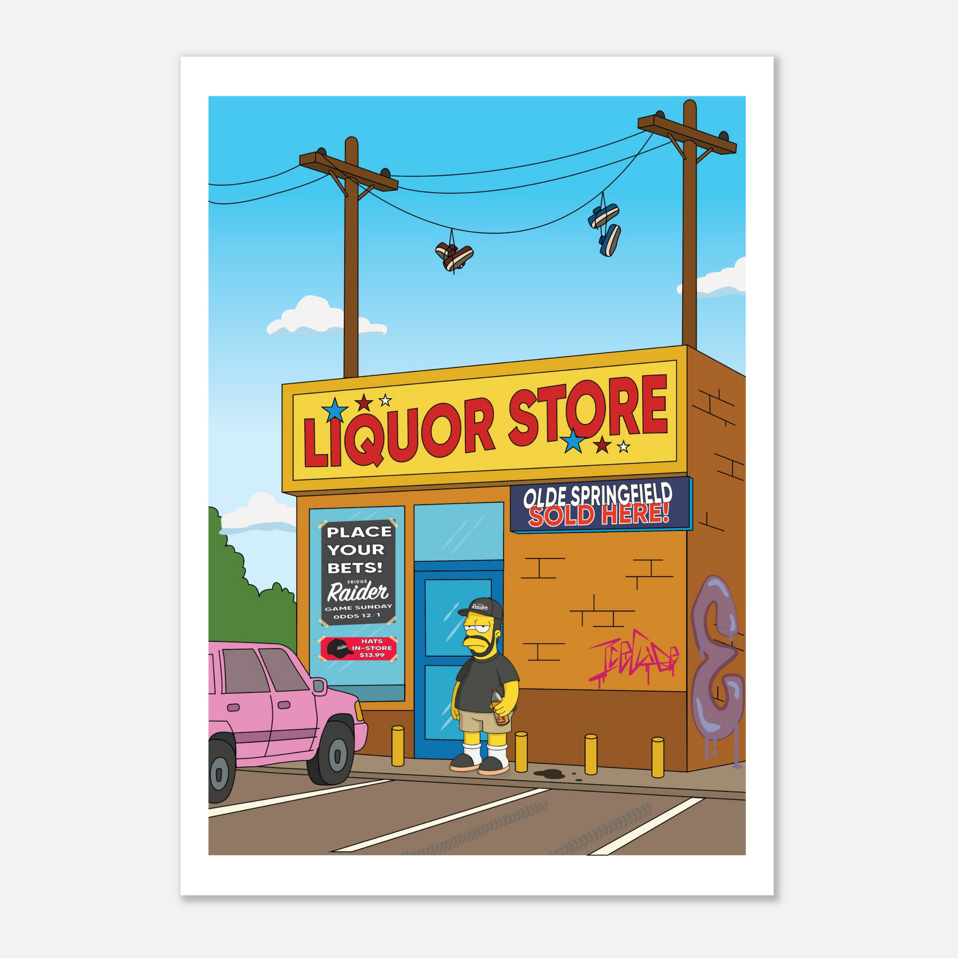 Doh Boy Liquor Store Print