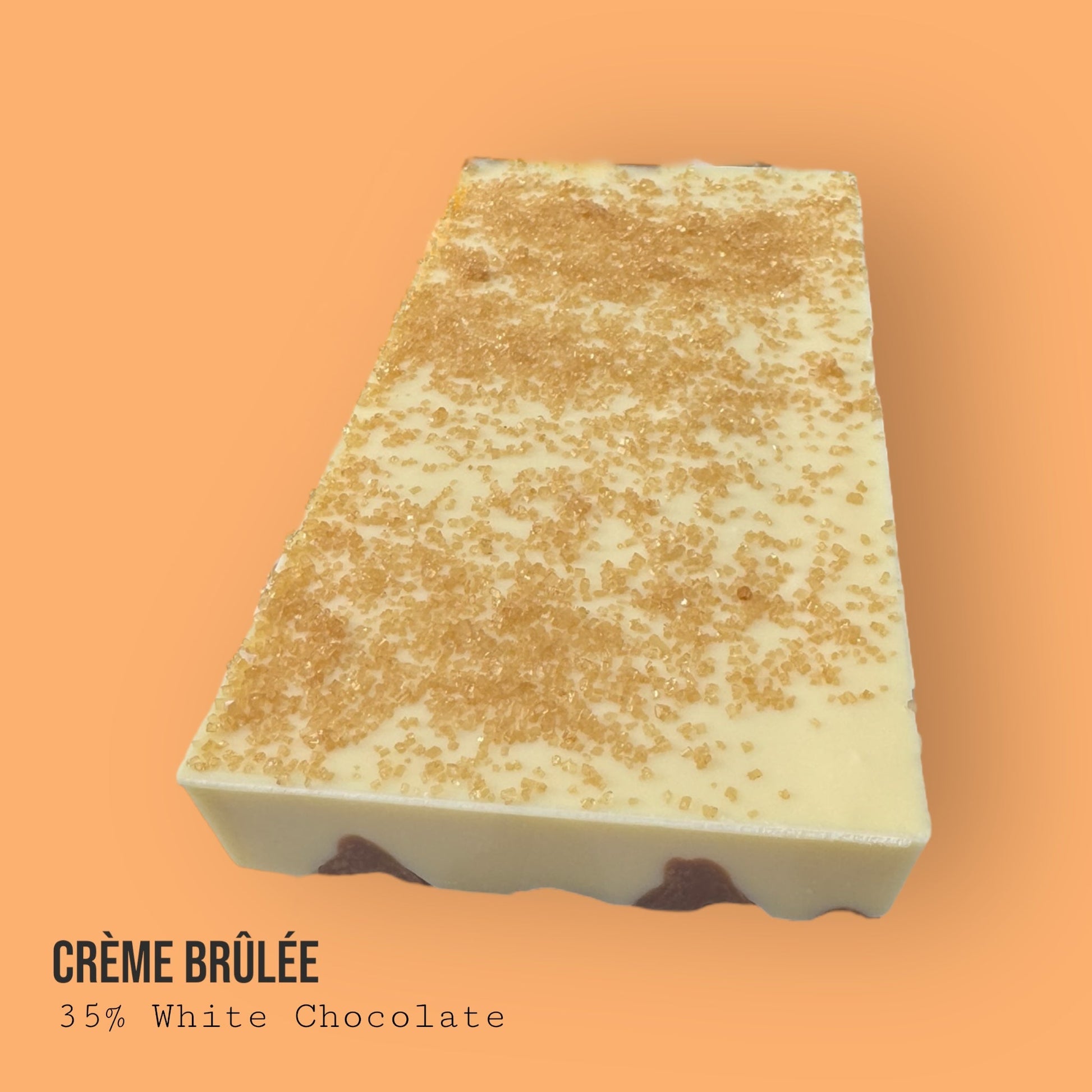 Creme Brulee Custard and Vanilla White Chocolate Dessert Bar 230g