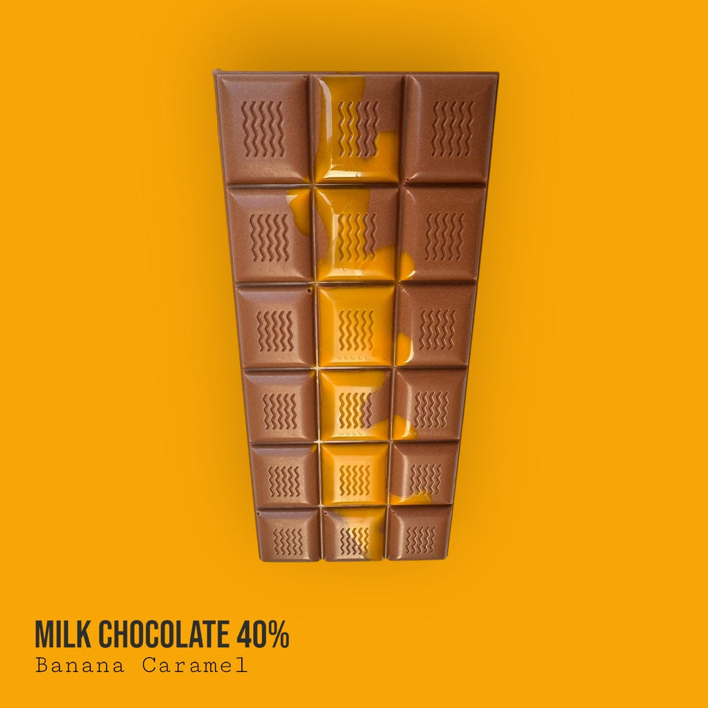 Milk 40% Banana Caramel Bar 120g