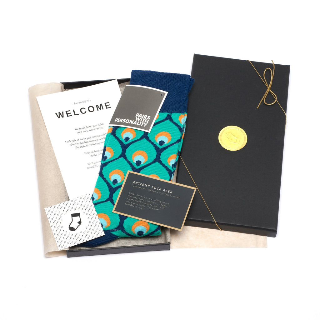 Peacock Socks for Men and Women