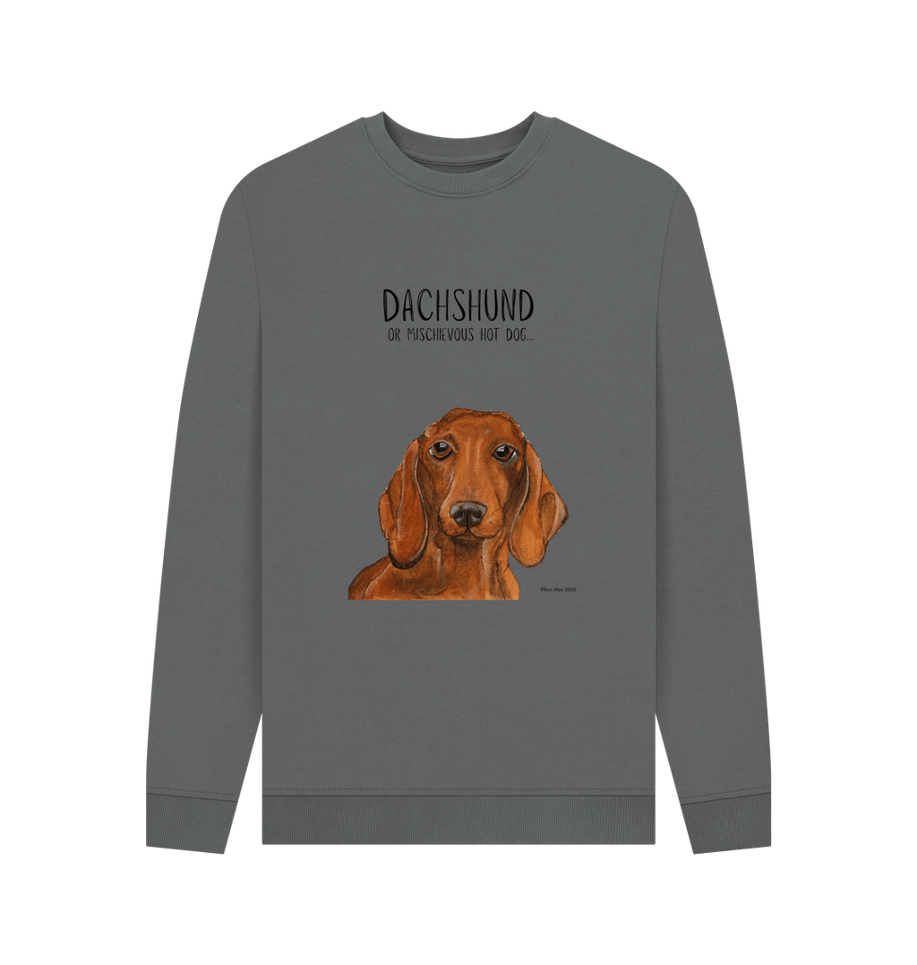 Mischievous Hot Dog Sweatshirt – For the Fearless Doxie Fans!