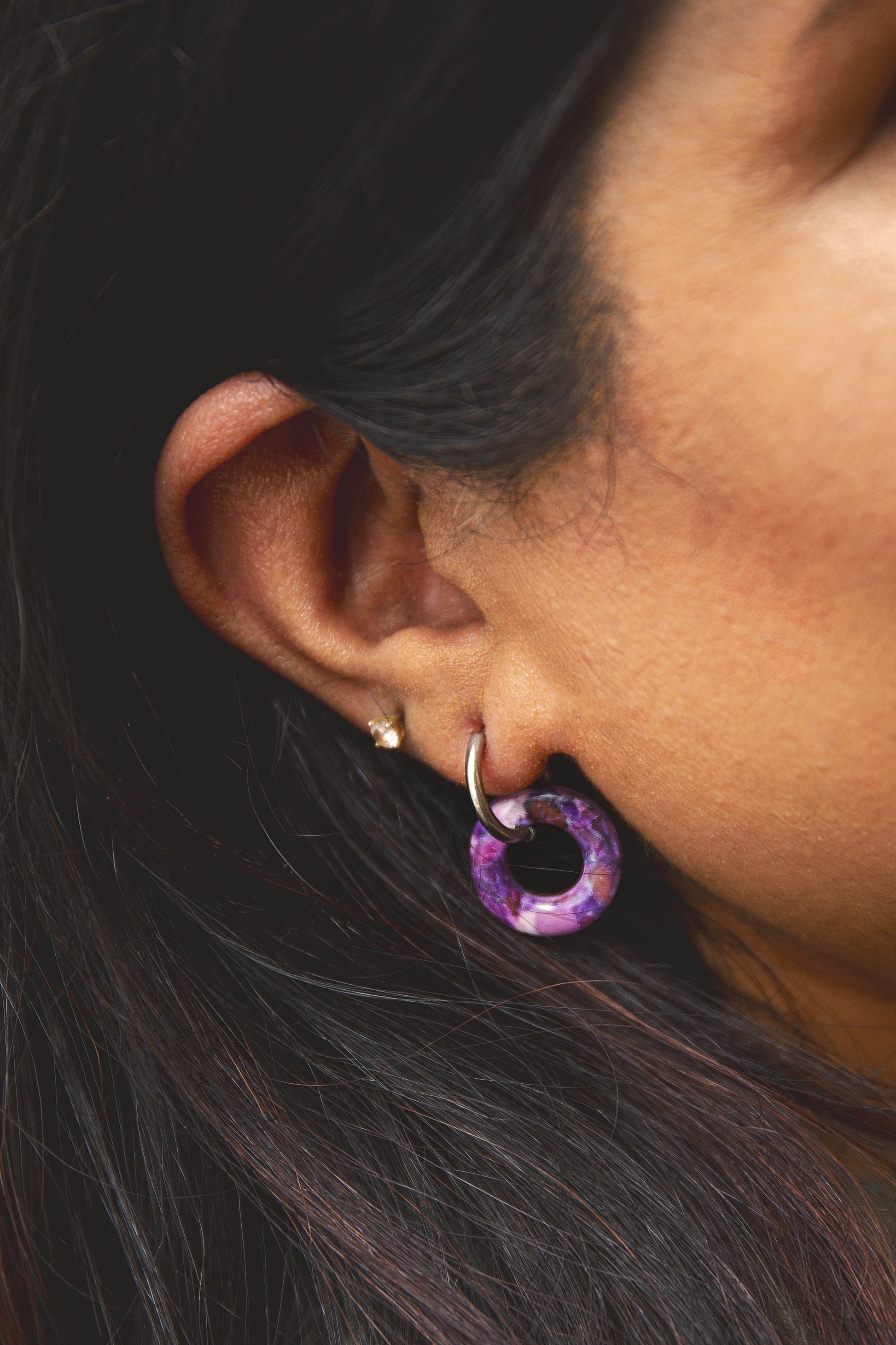 Equinox Huggie Hoops