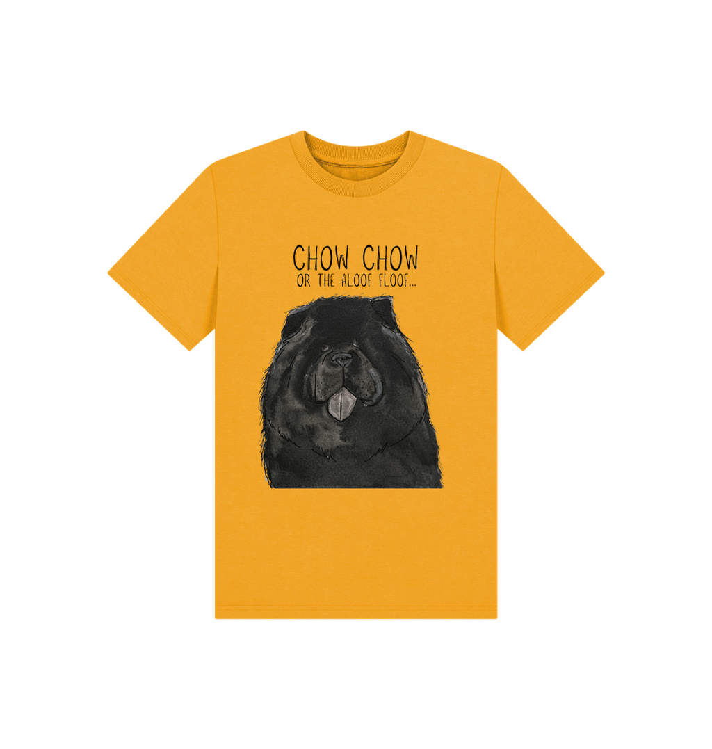 Adorable Black Chow Chow Children's T-Shirt – Cute Dog-Themed Kids' Tee