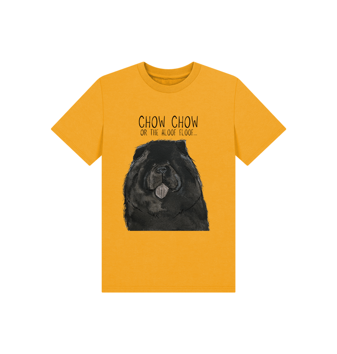 Adorable Black Chow Chow Children's T-Shirt – Cute Dog-Themed Kids' Tee