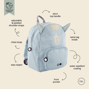 Kids' Adventure Backpack – Water Repellent & Zip Compartments by Trixie Baby at brixbailey.com