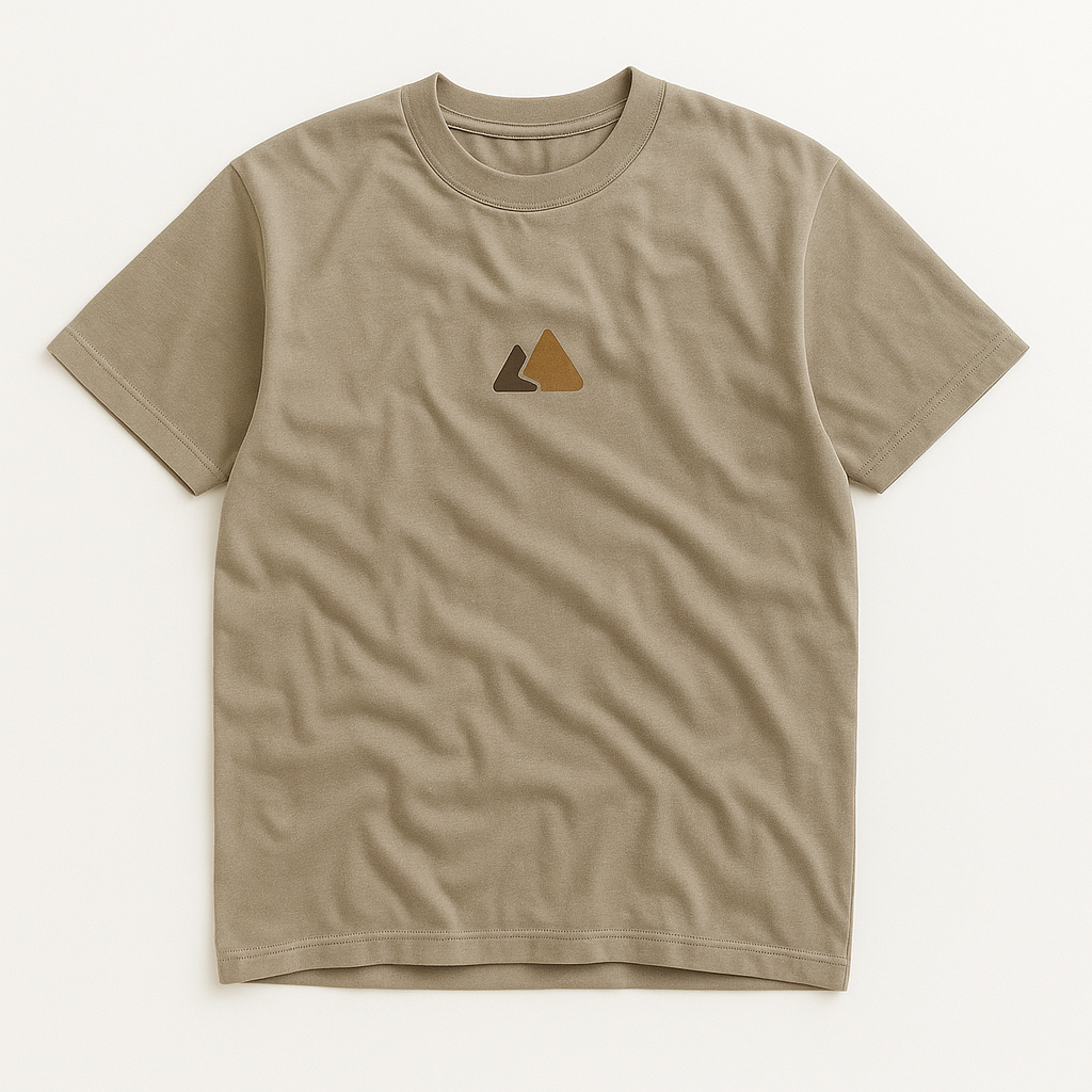 Oversized Organic Cotton Tee with Drop Shoulder