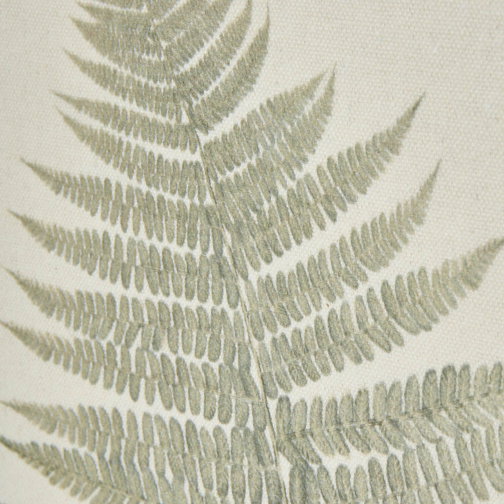Handcrafted framed fern artwork with preserved bracken, white beaded frame, and textured background for wall decor. by RoomLondon at brixbailey.com