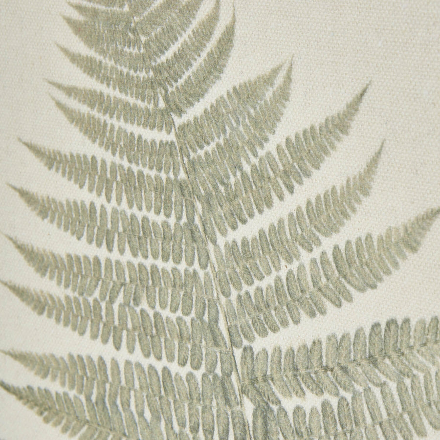 Handcrafted framed fern artwork with preserved bracken, white beaded frame, and textured background for wall decor. by Sostter at brixbailey.com