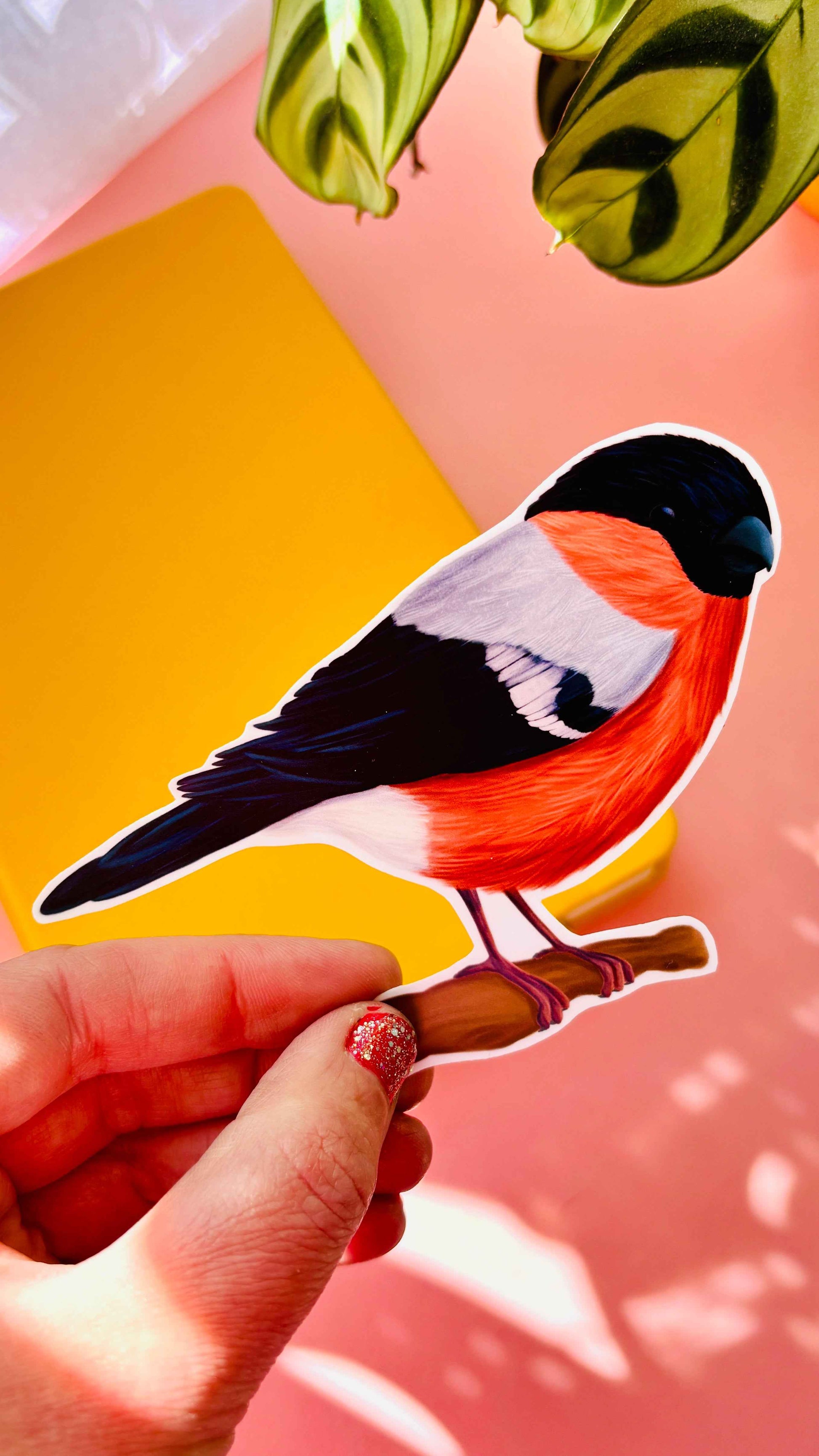 Garden Birds 10cm Vinyl Stickers: Nature Inspired Waterproof Decals