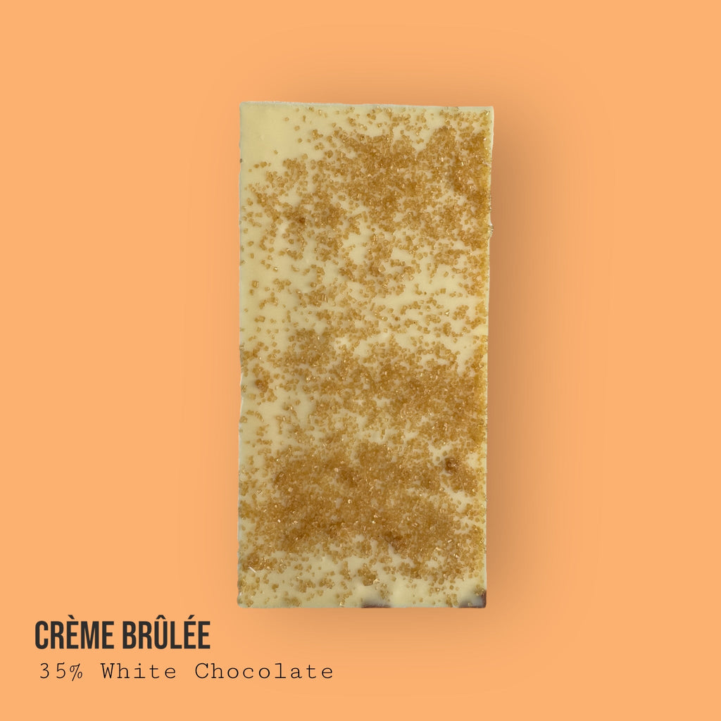 Creme Brulee Custard and Vanilla White Chocolate Dessert Bar 230g