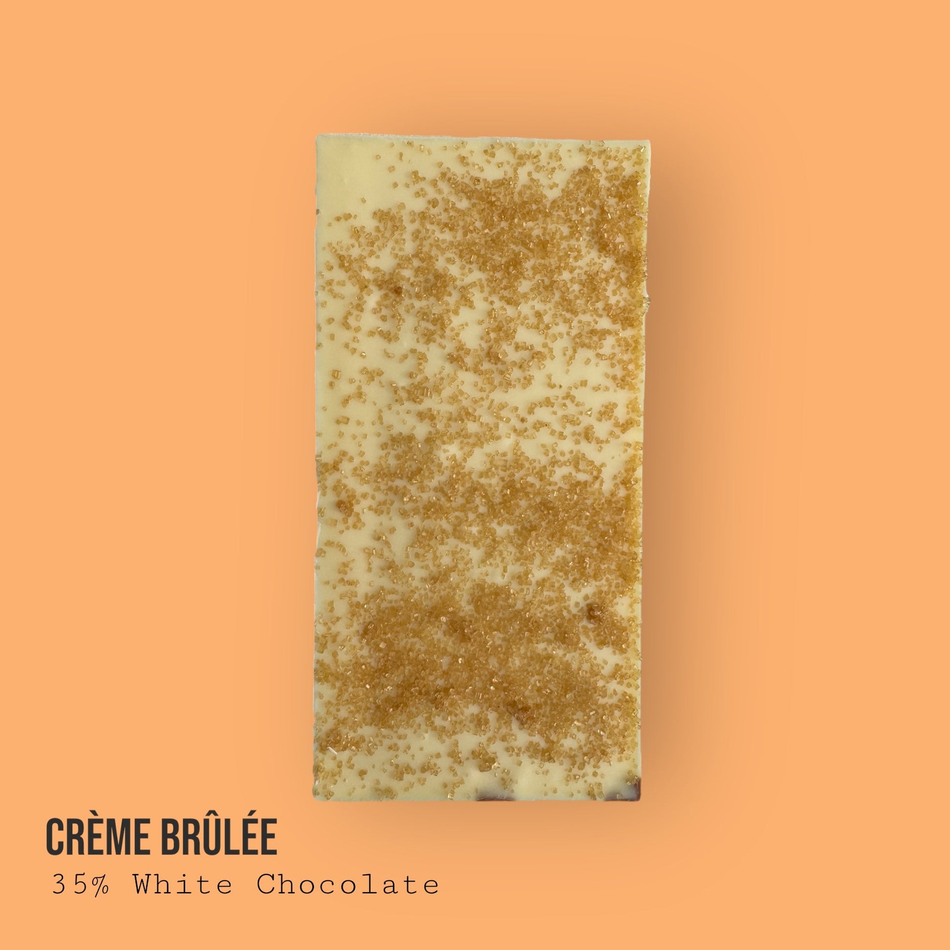 Creme Brulee Custard and Vanilla White Chocolate Dessert Bar 230g
