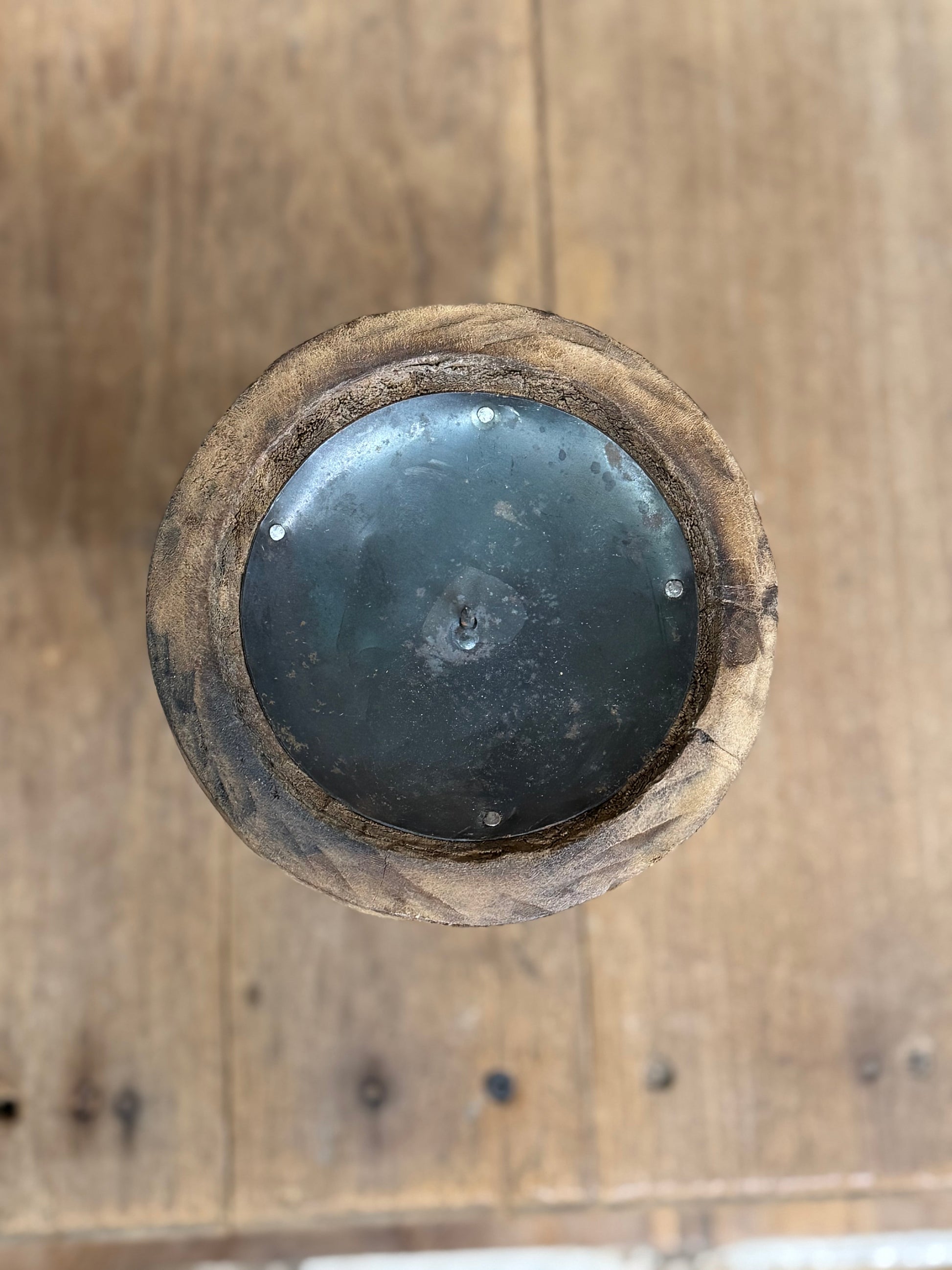 Rustic Wooden Candle Holder / Church Candle Stand / Reclaimed Farmhouse Decor QQ