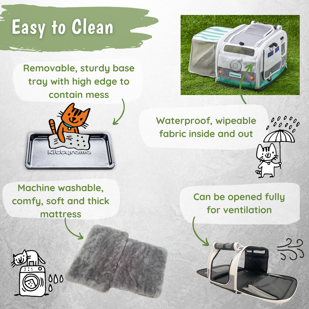 THE SLATE CRUISER - KITTYRAMA CAT CARRIER & HIDEAWAY