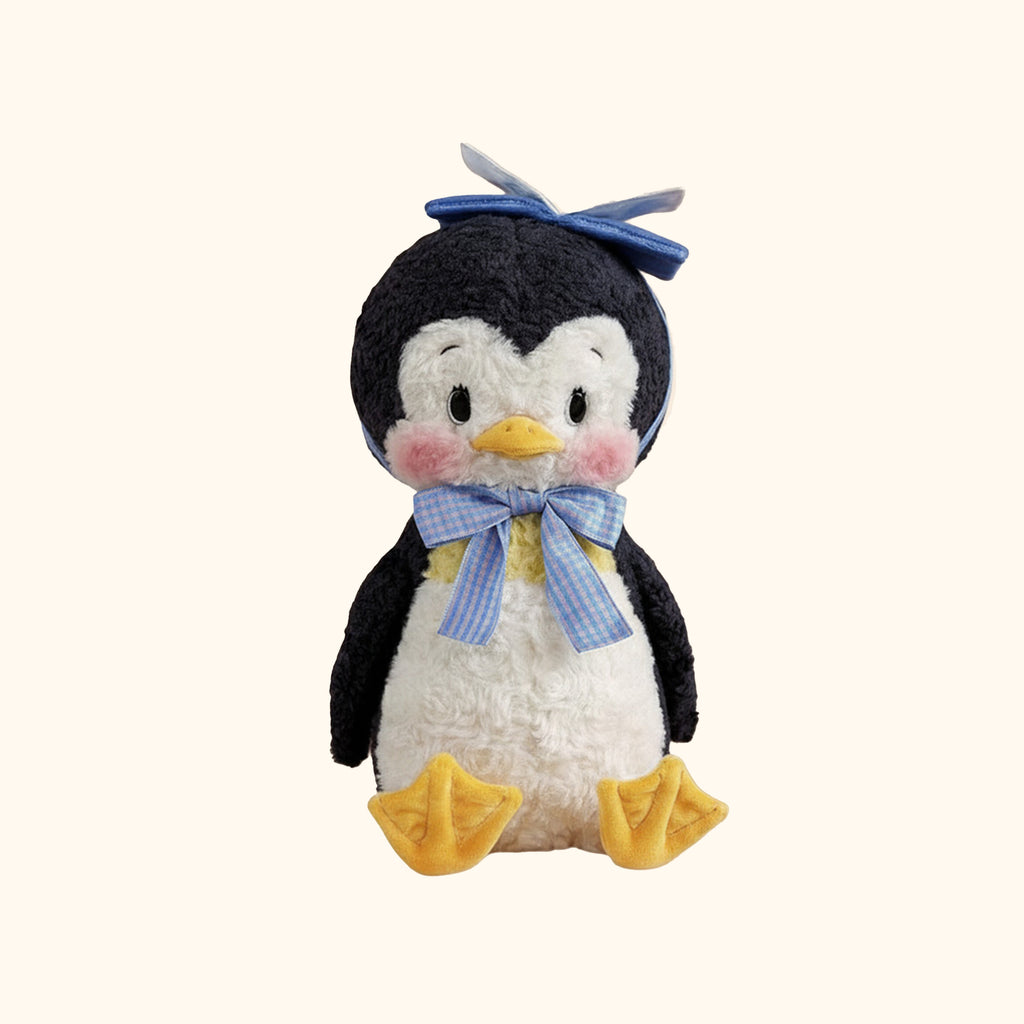 Olly Penguin Plush Toy with Creative Accessories