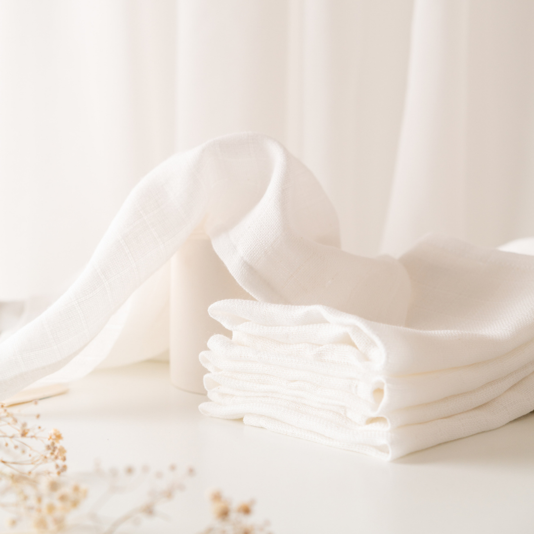 Organic Cotton Muslin Facial Cloth