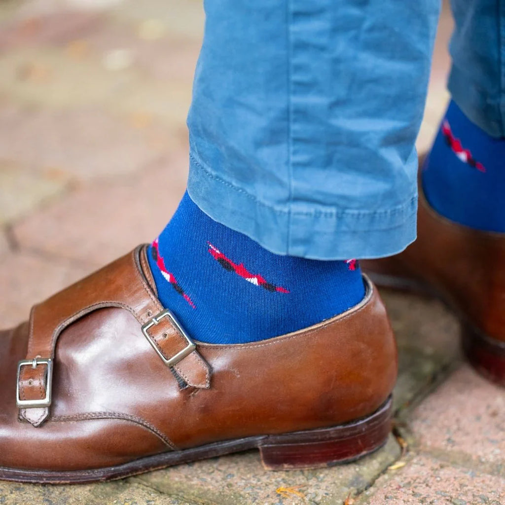 Racing Car Sock Box 4 Pairs Bamboo Socks for Men