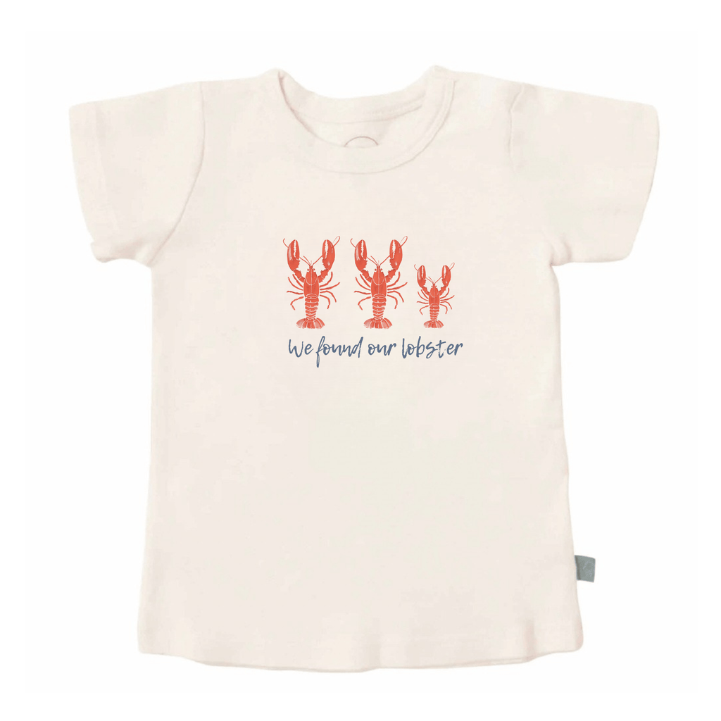 We Found Our Lobster Organic Toddler Tee