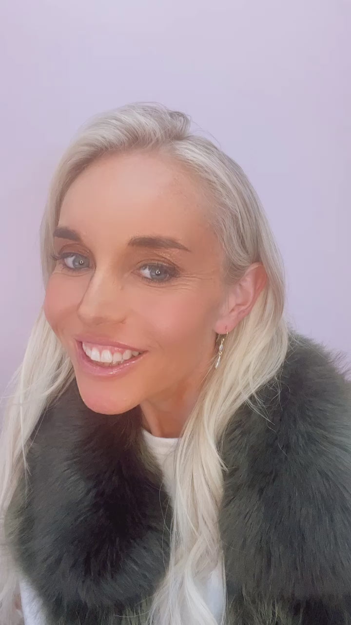 Opalite Pear Drop Earrings