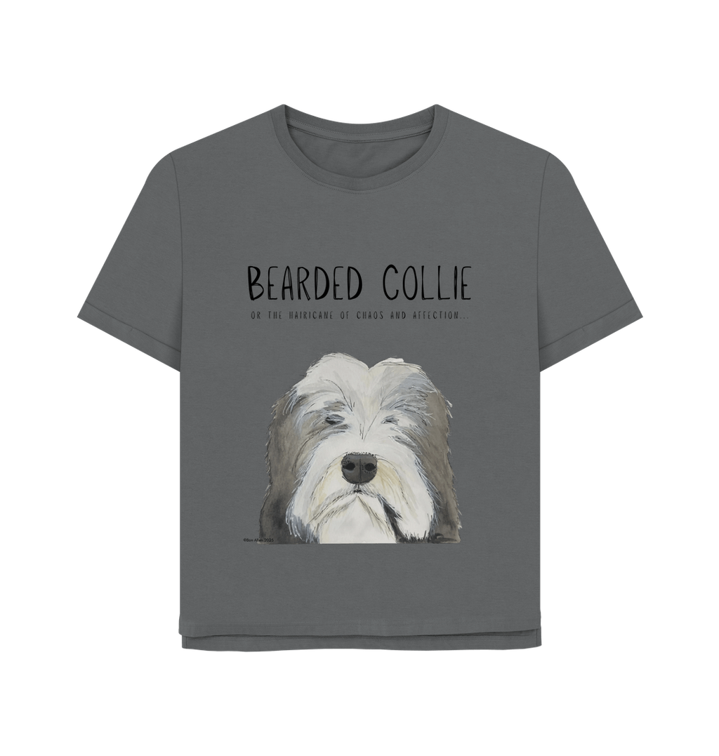 The Hairicane Vibes – Bearded Collie Relaxed Fit Tee