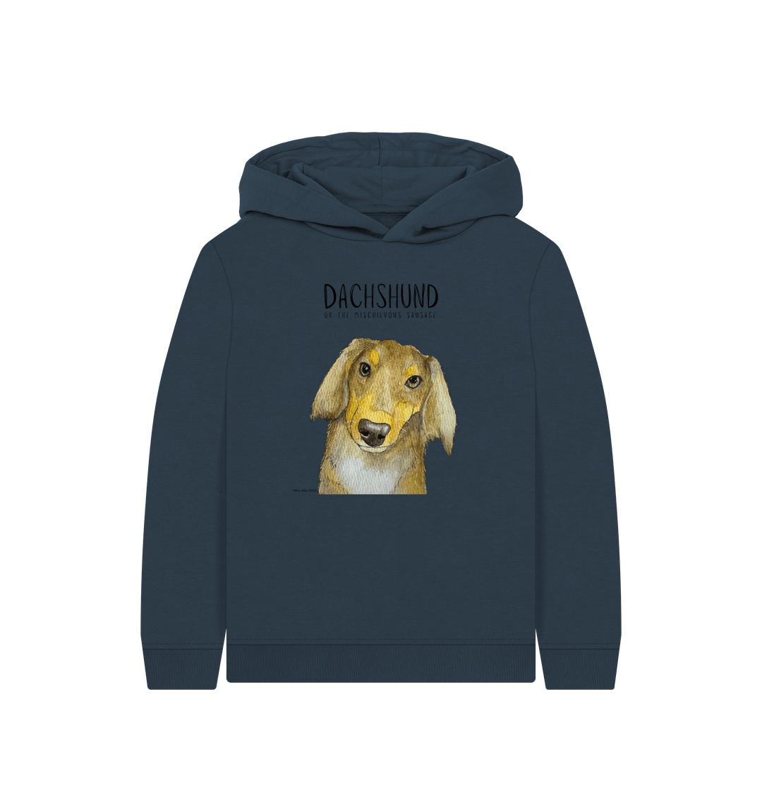 Mischievous Long Haired Sausage Hoodie – Snuggles, Sass & Sustainability!