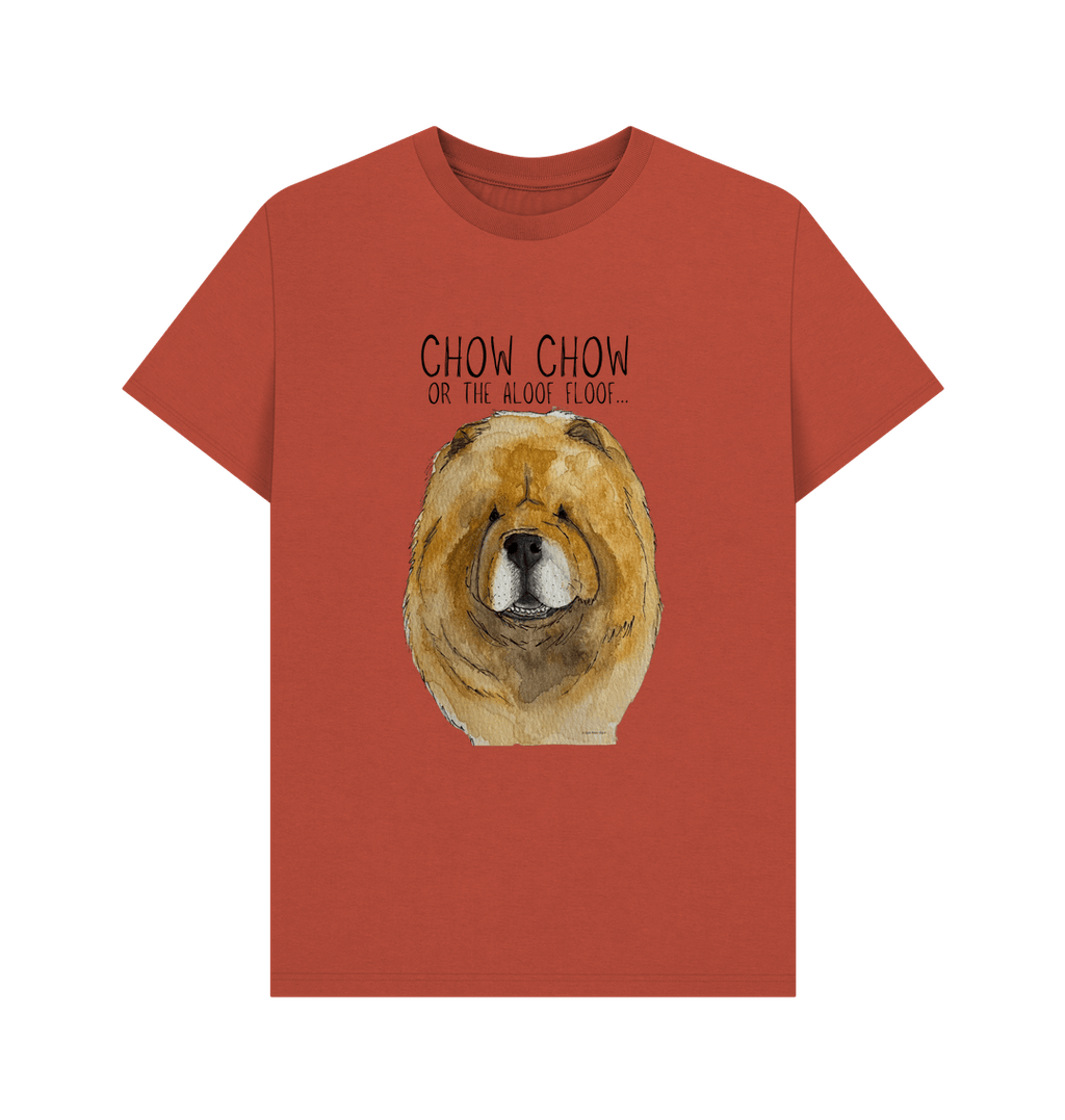 Show Off Your Aloof Floof with This Fun Red Chow Chow Tee!