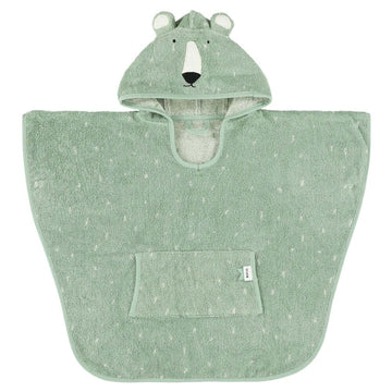 Organic Cotton Hooded Poncho for Kids – Soft & Fun Animal Design by Trixie Baby at brixbailey.com