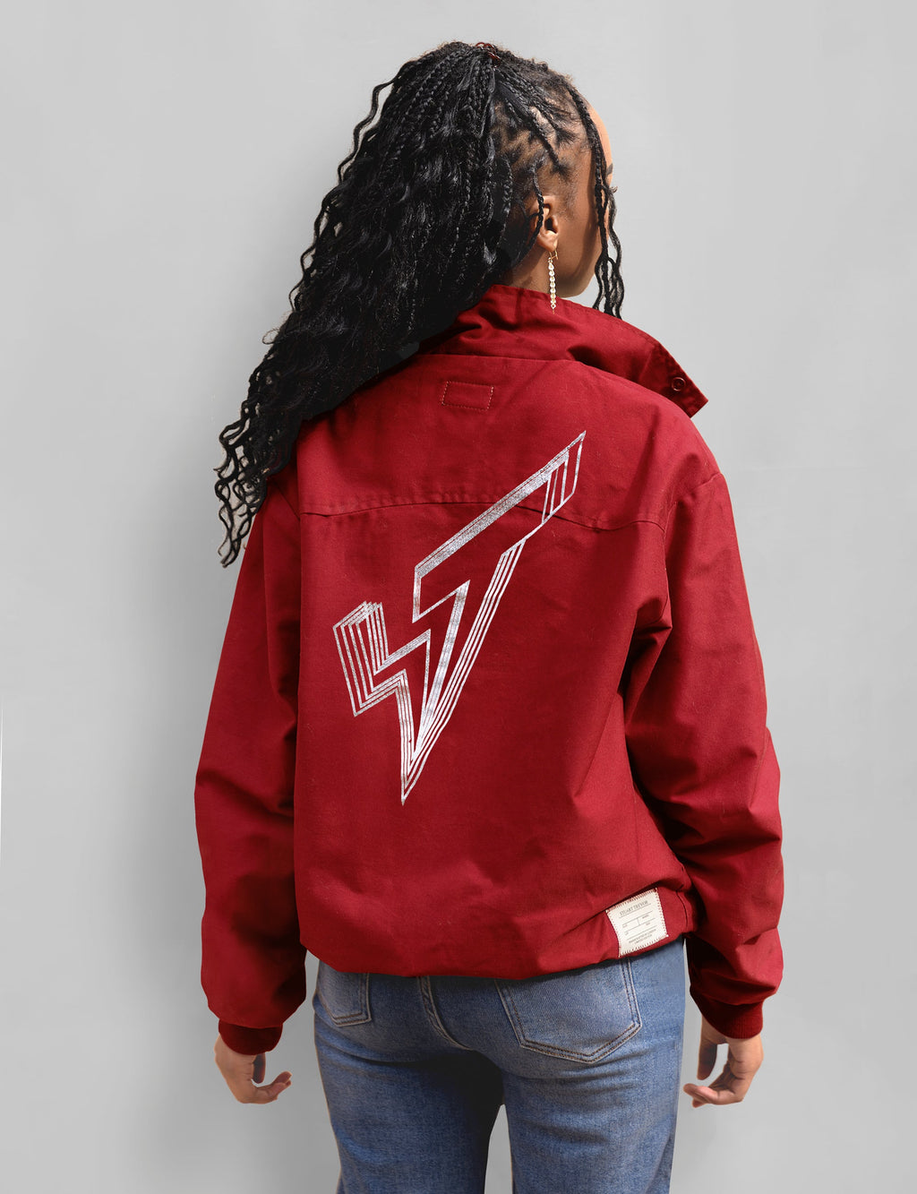 Classic Harrington Jacket in Red