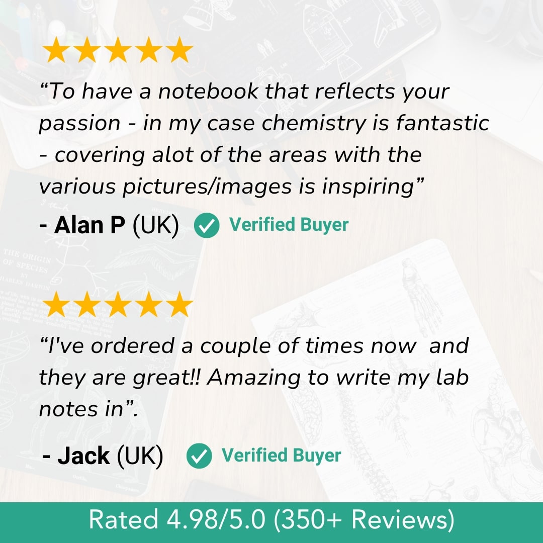 Chemistry A5 Hardcover Notebook