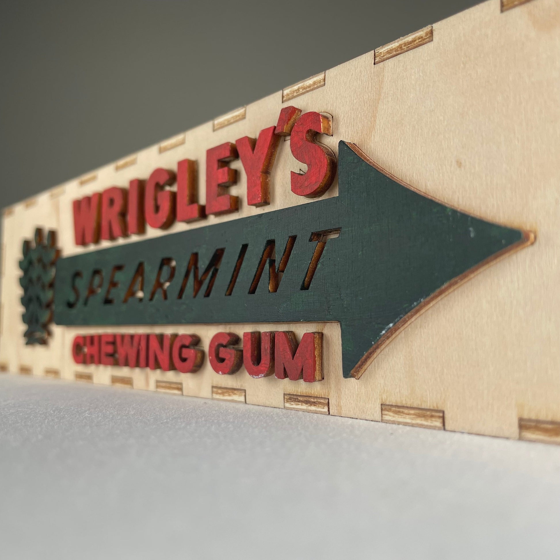 Wrigley's Gum Box - Pre-Built Model by Curious Rabbit ®
