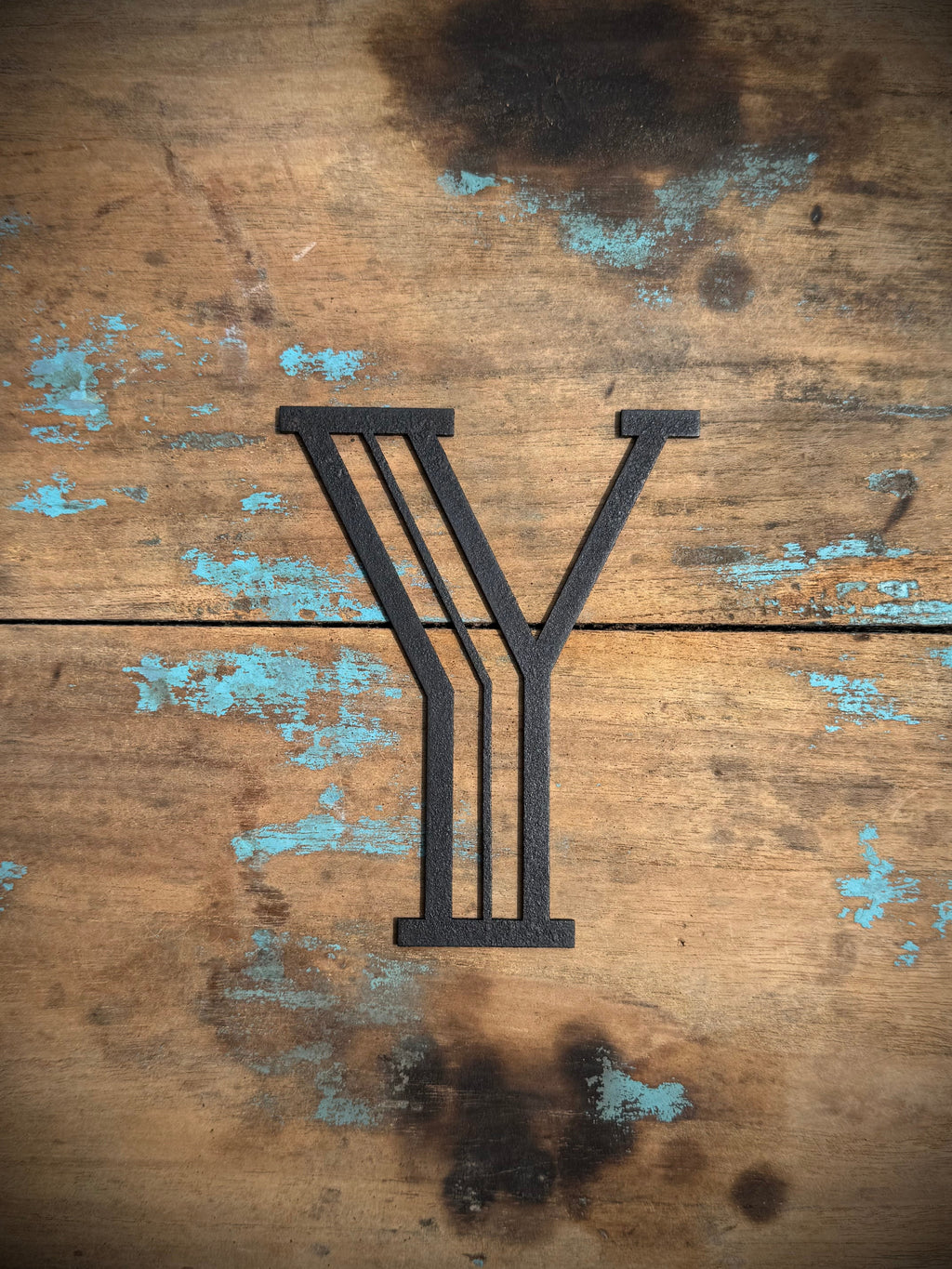 Black 5" or 12" Art Deco Metal Lettering A-Z 0-9