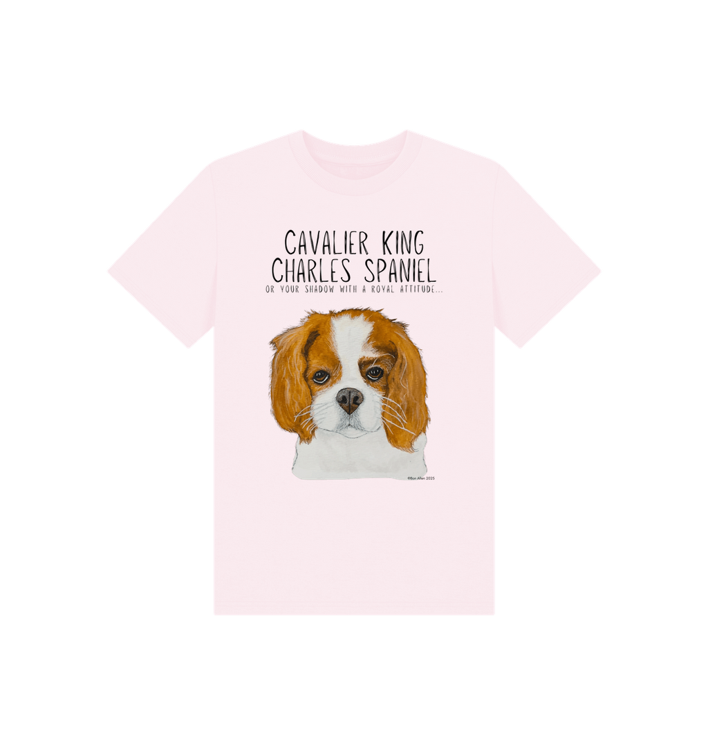 Tiny Royal, Big Attitude: Eco Kids Tee Featuring Their Noble Fluffy Shadow