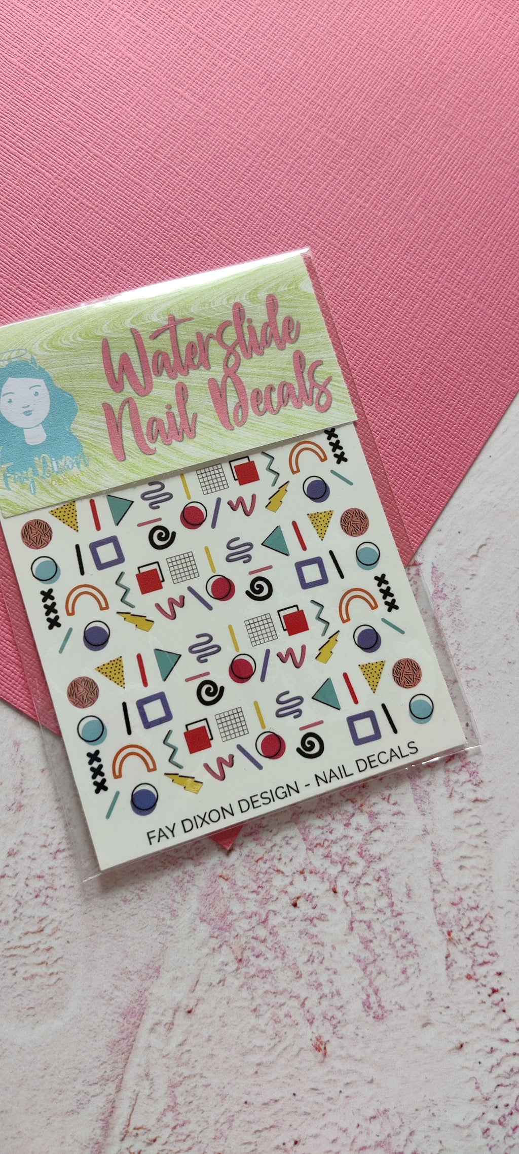 90s Baby Waterslide Nail Decals