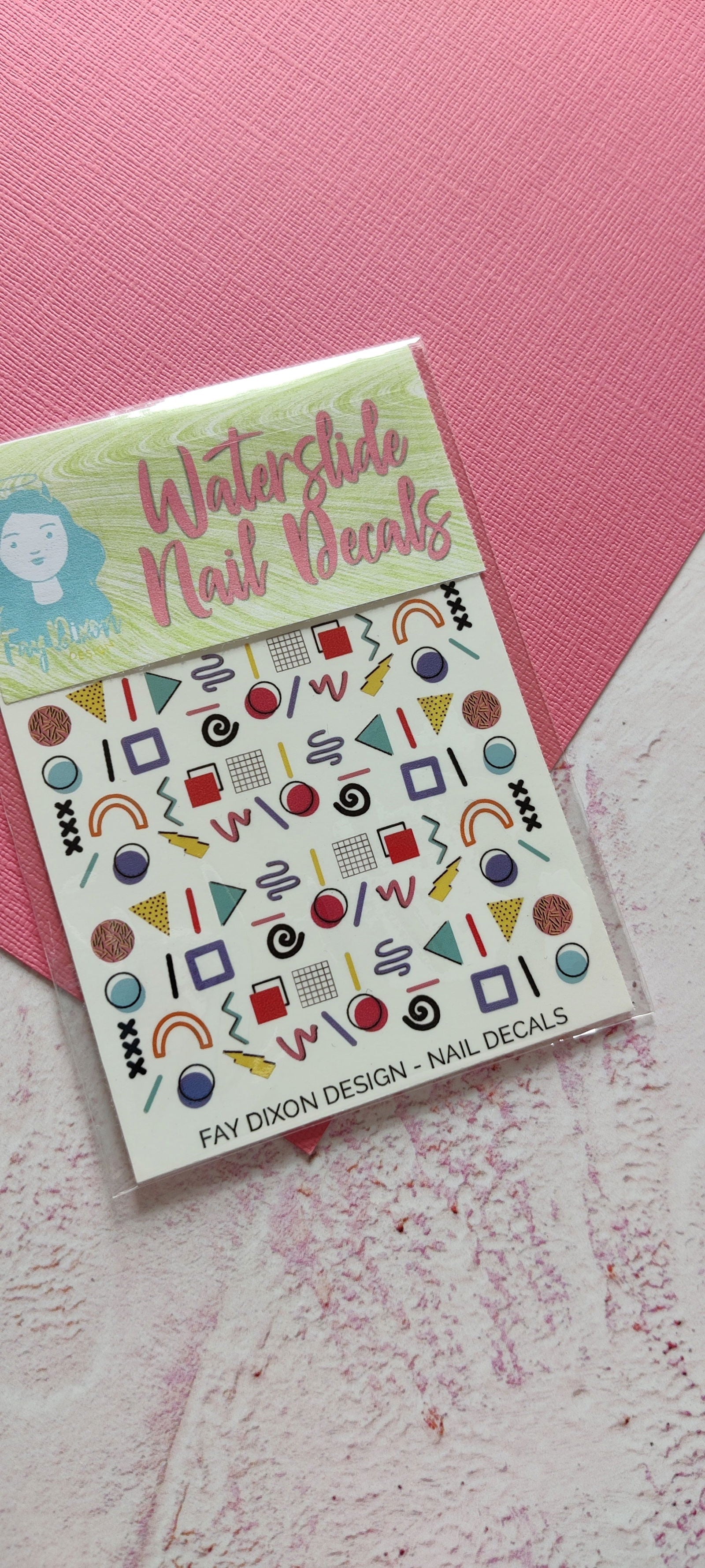 90s Baby Waterslide Nail Decals