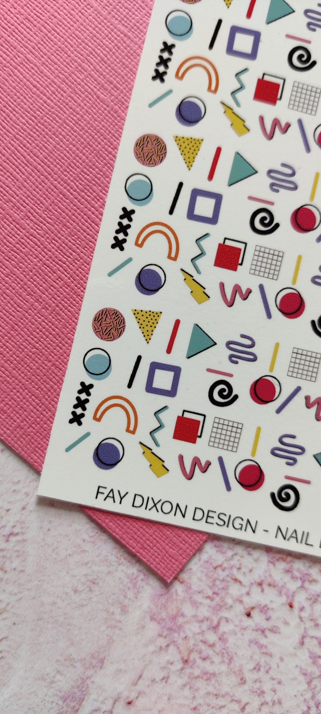 90s Baby Waterslide Nail Decals