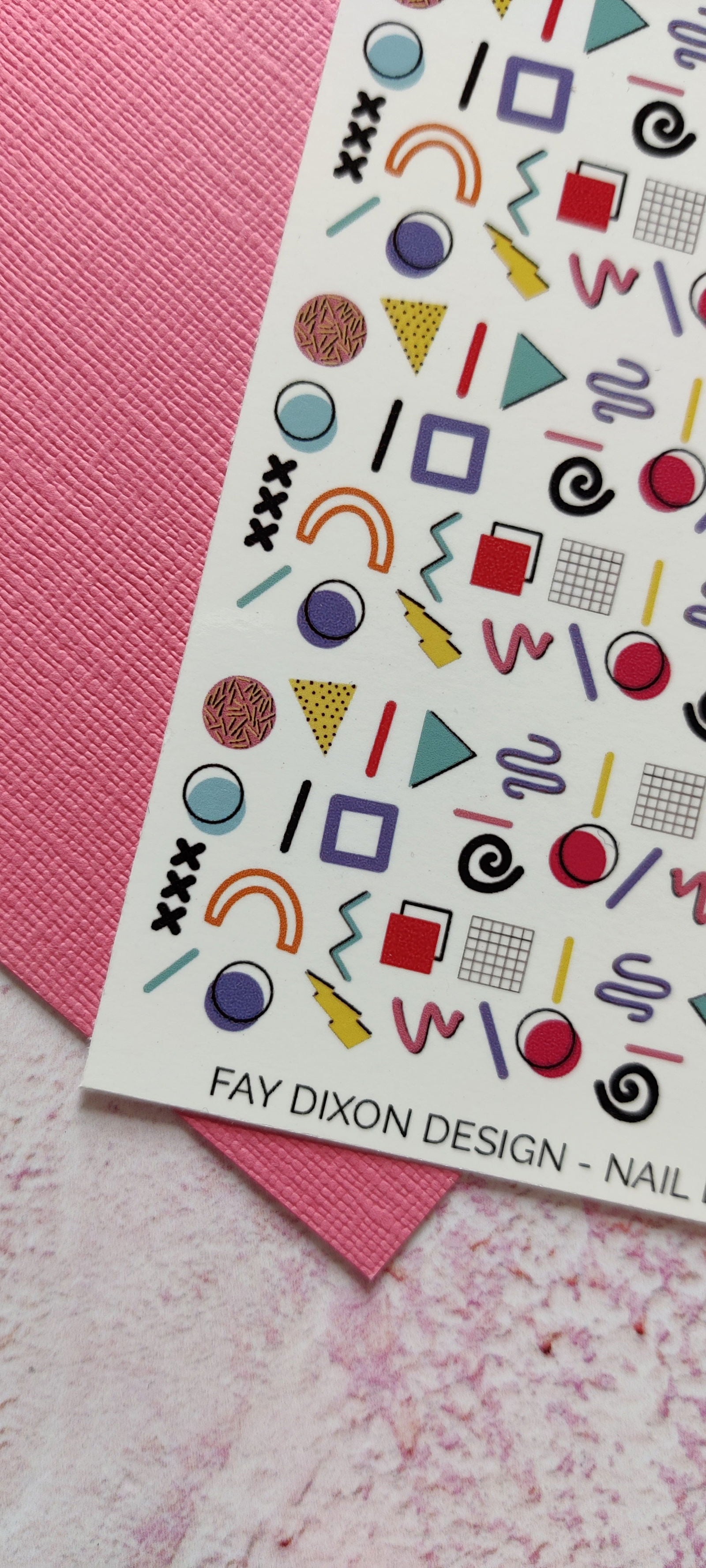 90s Baby Waterslide Nail Decals