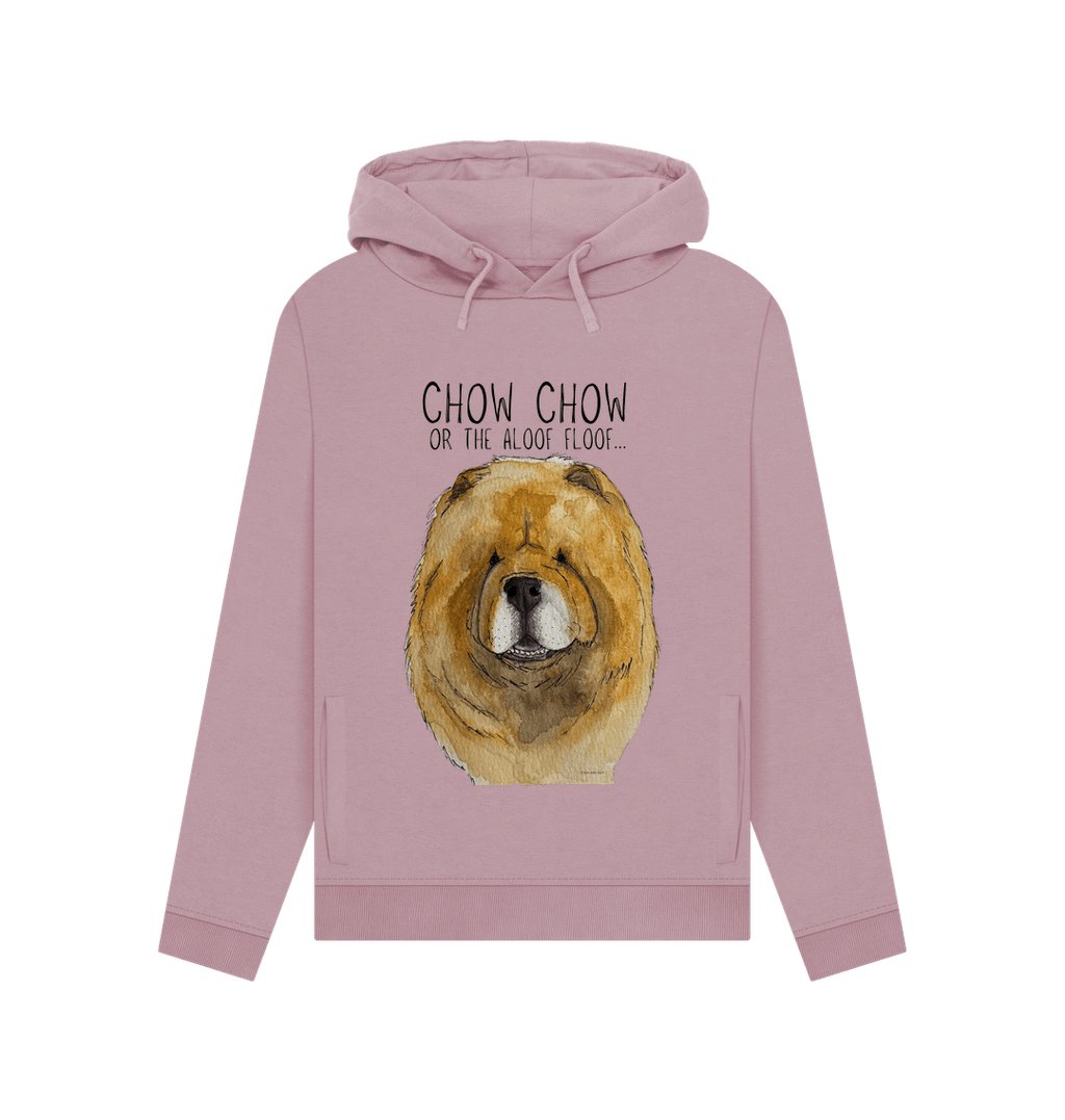 Stay Warm & Fluffy: Red Chow Chow Women's Hoodie