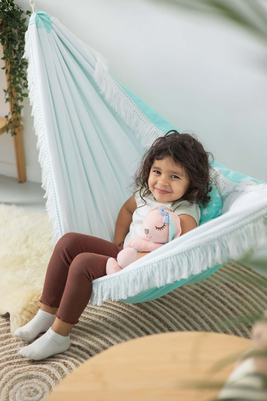 Blue Lagoon Hammock: Calm, Relax & Inspire - Perfect for Every Interior with Handmade Quality by Sówka at www.brixbailey.com