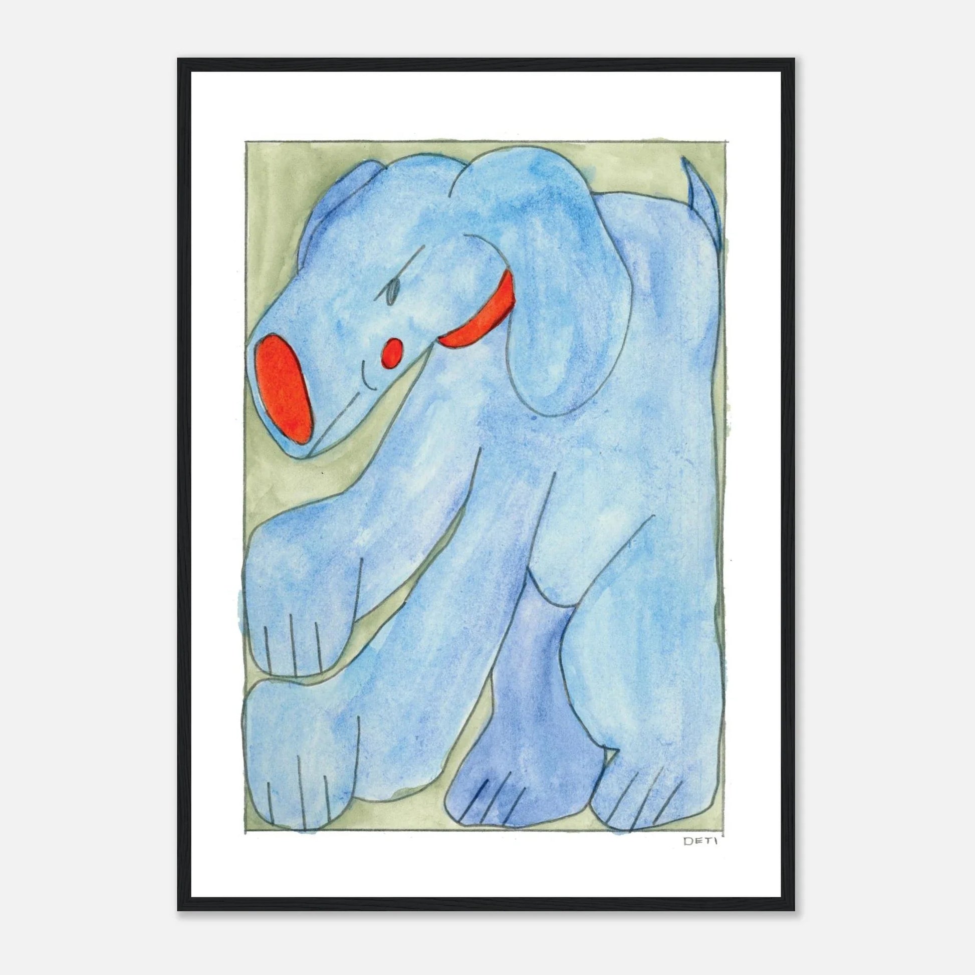 Boog 2 Mischief Framed Print by Hayley Deti