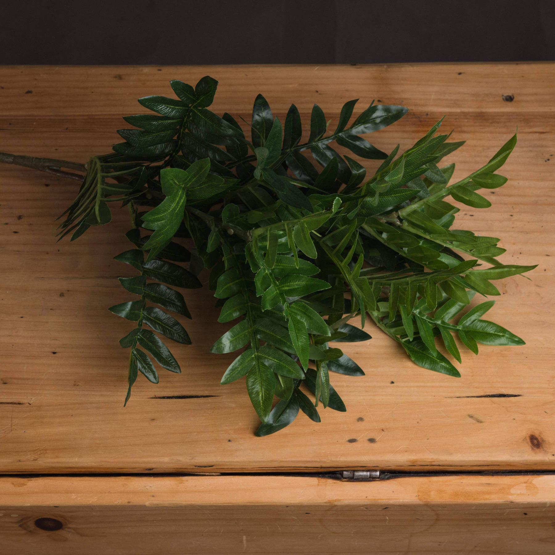 Lifelike artificial pistachio stem in rich green, 67 cm tall, perfect for vases or centerpieces by RoomLondon at brixbailey.com