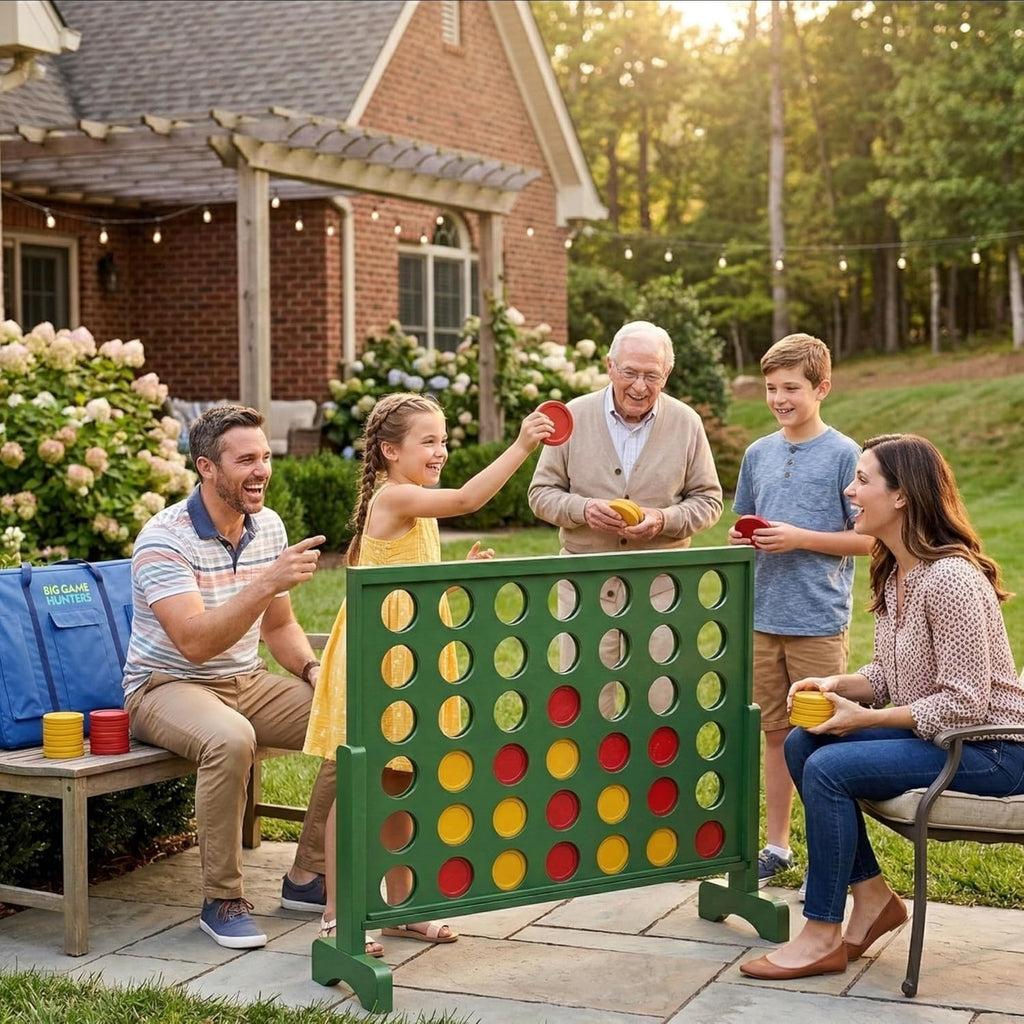 Jumbo 4 Connect Four Game - Indoor & Outdoor