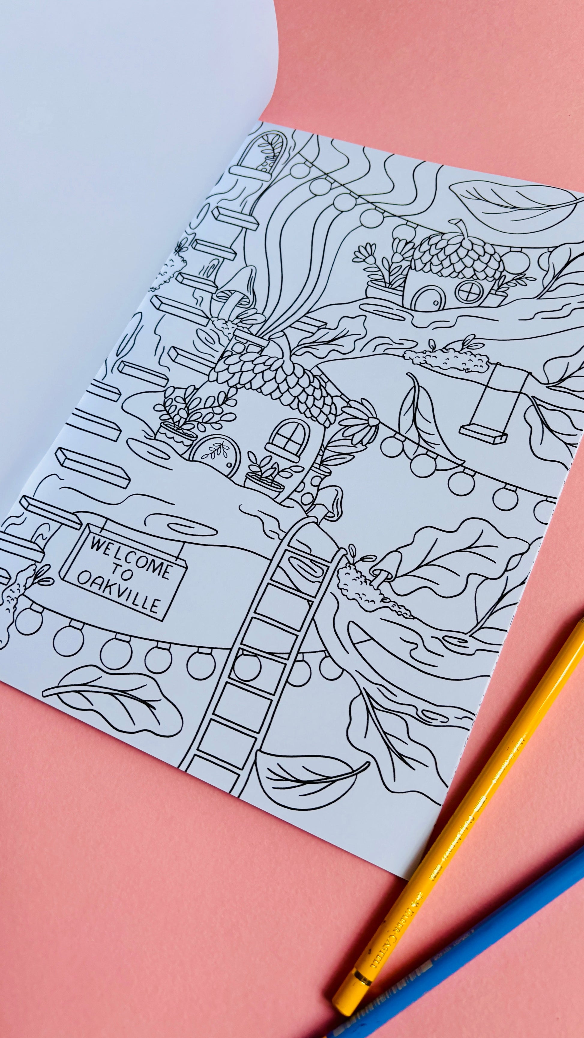 Fairy Colouring Book- Tiny Homes a Fantasy Colouring Book for Adults and Kids